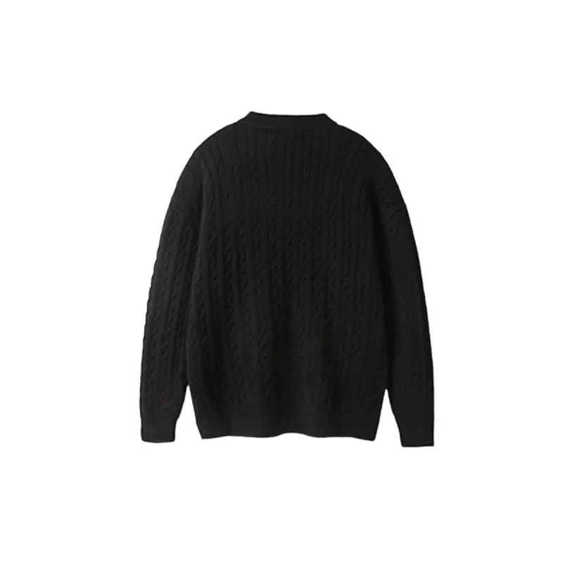 Retro Fashionable Polyester Sweater-3