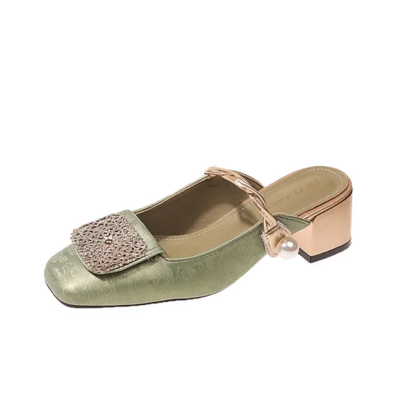 Casual Print Mules-3