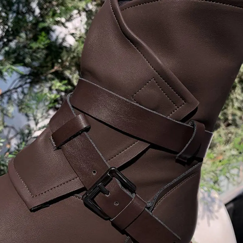 Retro Fashionable Ankle Boots-4