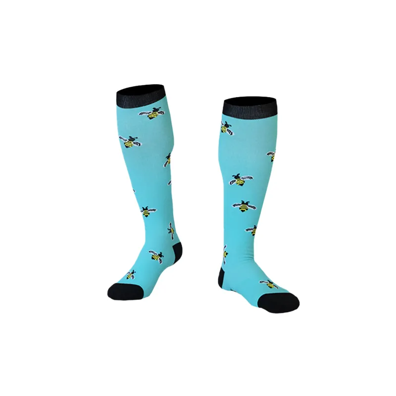 Fashionable Sporty Nylon Yarn Mid Calf Sock-0