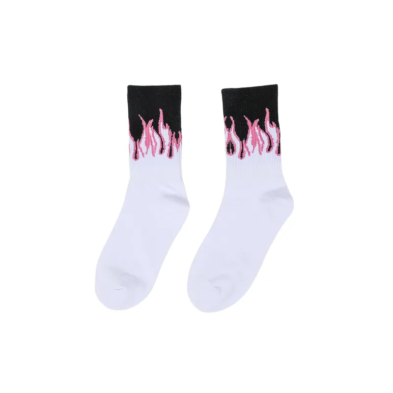 Fashionable Sporty 100% Cotton Mid Calf Sock-0