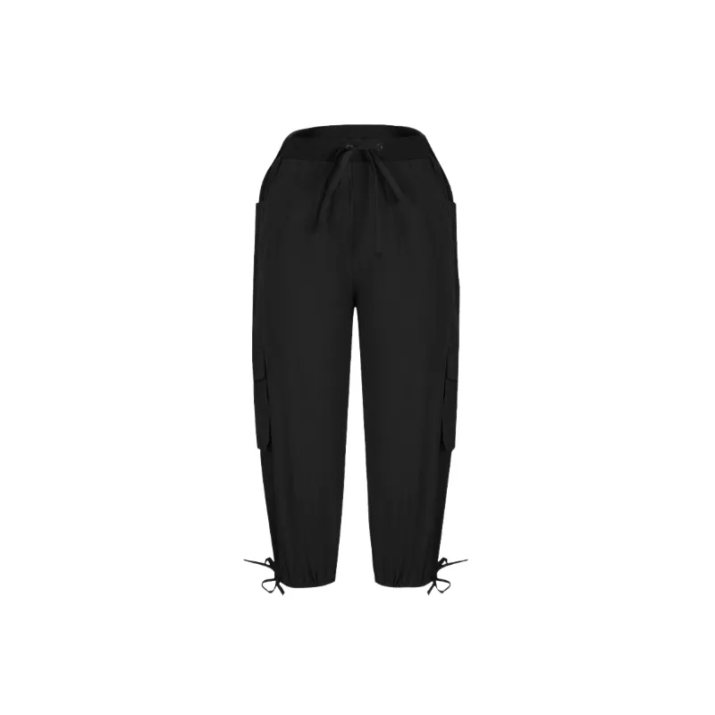 Sporty Casual Cotton Sports Pants Women-0