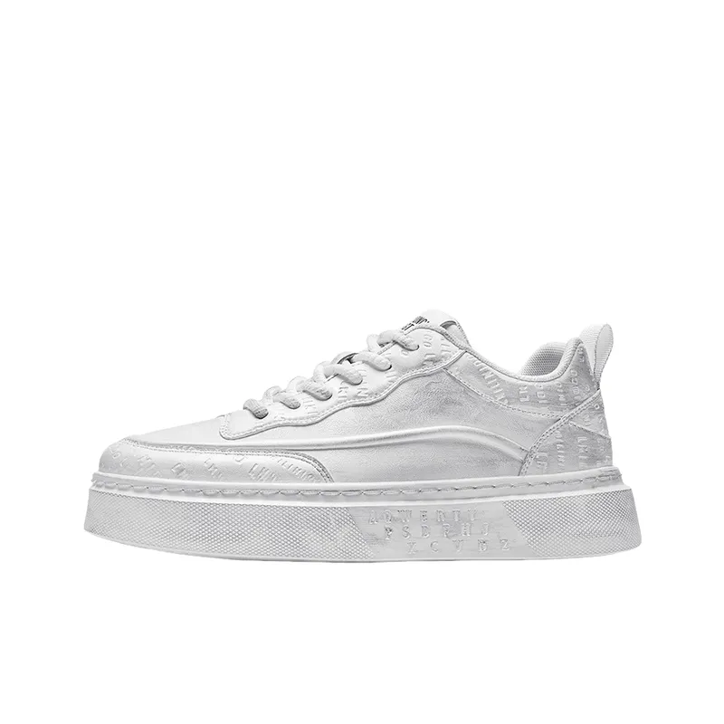 Retro Distress Stylish Skateboarding Shoes-5