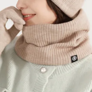 Retro Plain Knit Scarf-9
