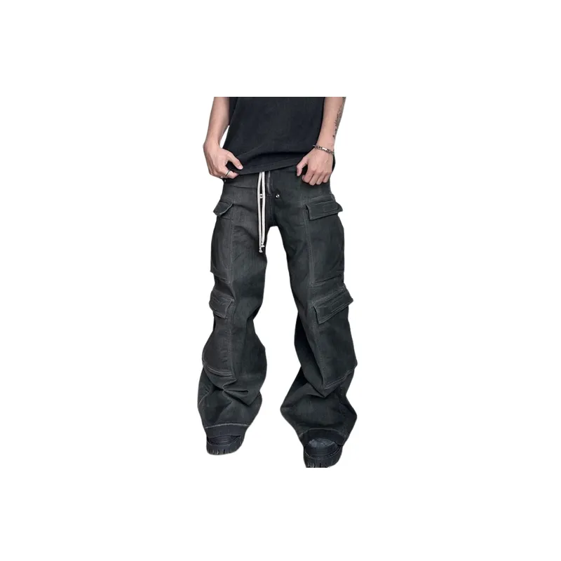 Street Simple Polyester Cargo Pants
