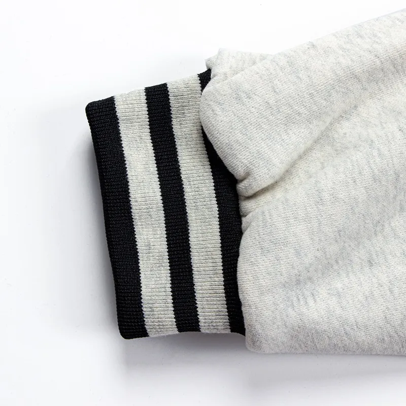 Trendy Simple Cotton Blended Fabric Baseball Jersey-3