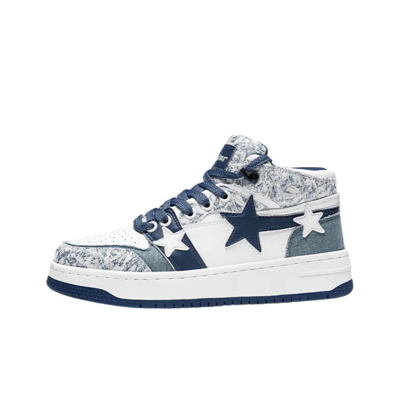 High Top Trendy Sneakers-4