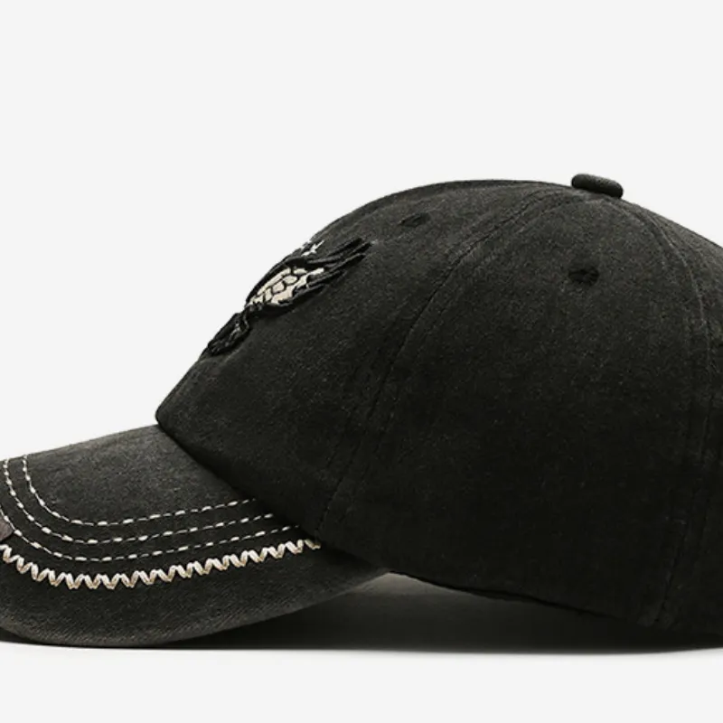 Retro Simple Peaked Cap Man-3