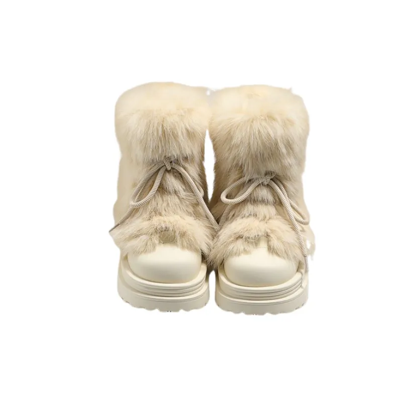 Fashion Casual Warm Snow Boots-1