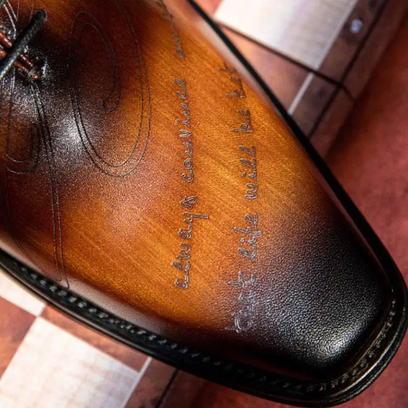 Simple Plain Dress Shoes-6