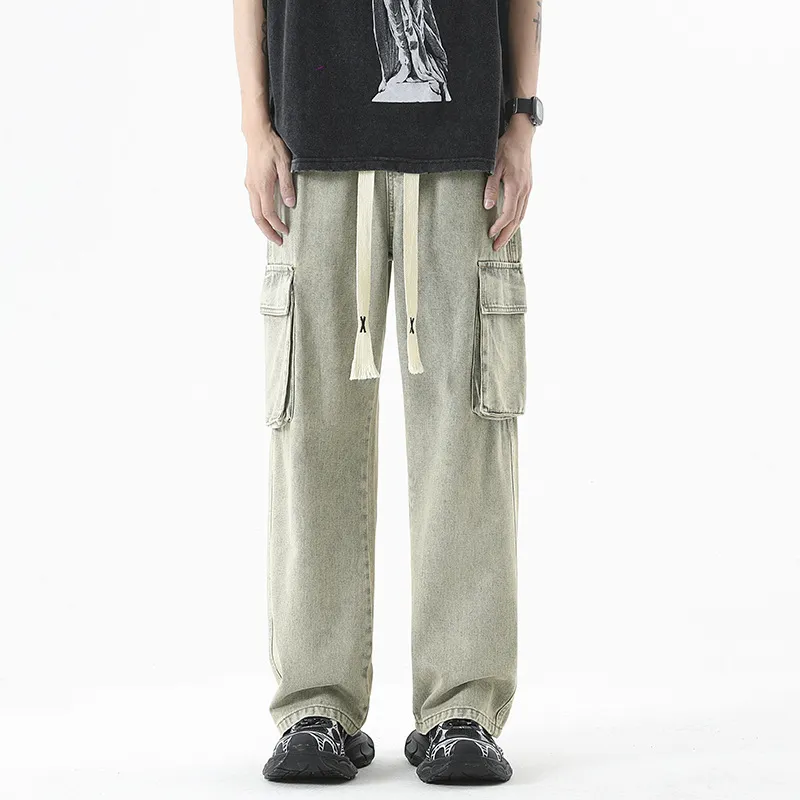 Simple Loose Jeans-1