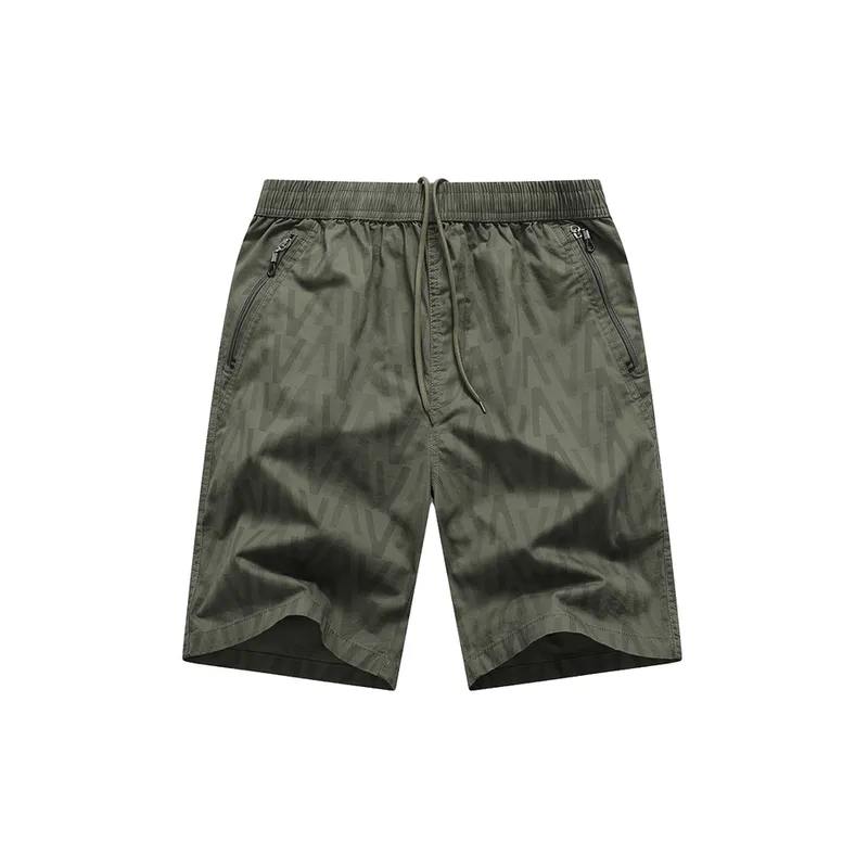 Loose Breathable Large Size Elastic Waist Pants-3