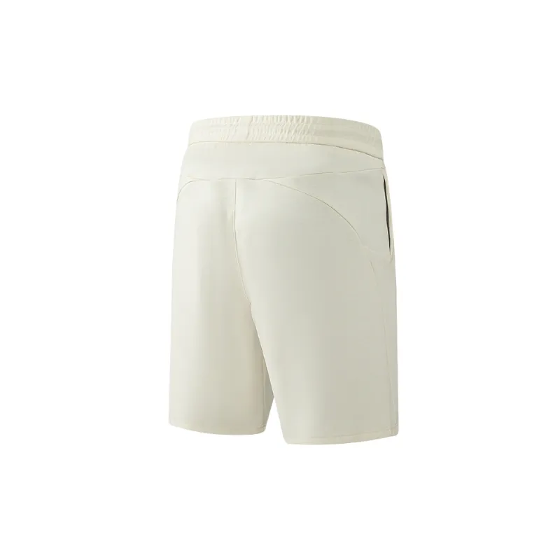Simple Plain Cotton Casual Shorts-3