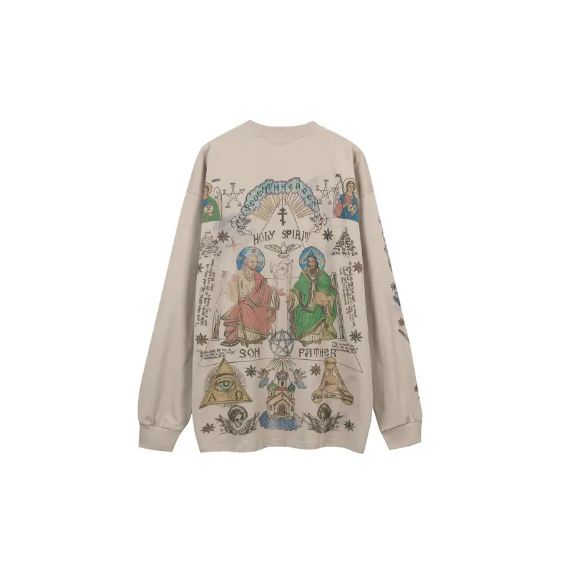 Casual Loose Long Sleeve Sweatshirt-5