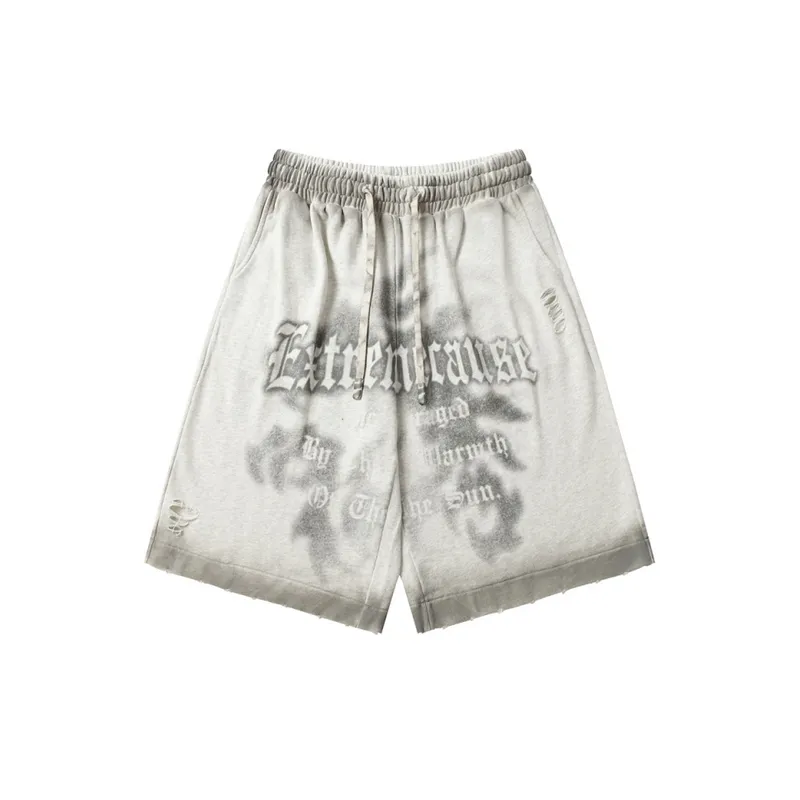 Loose Tie Dye Spray Shorts