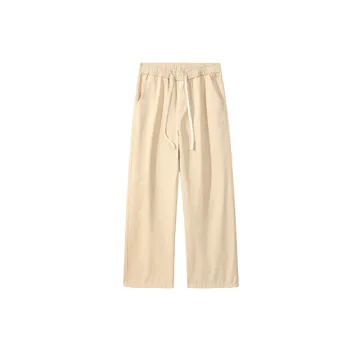 Softness Loose Cotton Cargo Pants