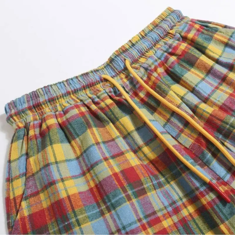 Retro Loose Cotton Casual Shorts Unisex-2