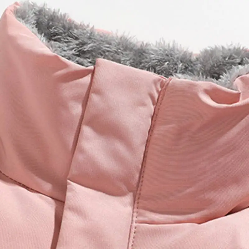 Simple Loose Corduroy Quilted Jacket-12