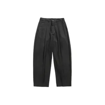 Casual Loose Linen Blend Fabric Suit Trousers