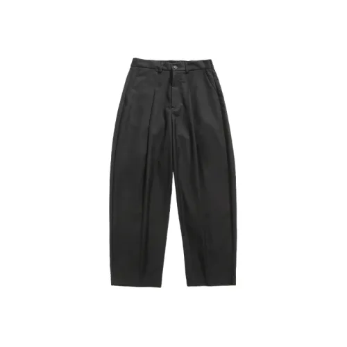 Casual Loose Linen Blend Fabric Suit Trousers