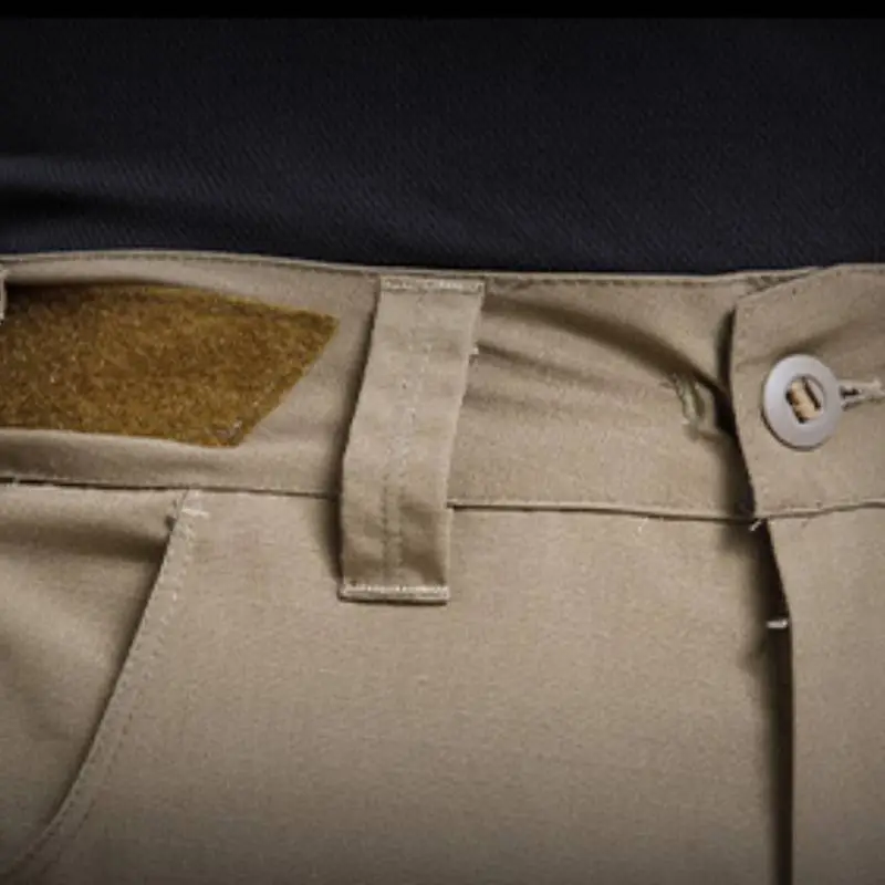 Casual Retro Polyester Cotton Cargo Pants-3