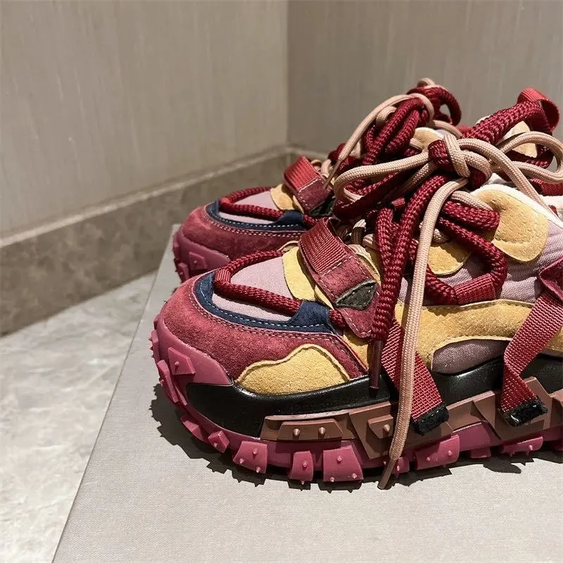 Fashionable Casual Chunky Sneakers-2