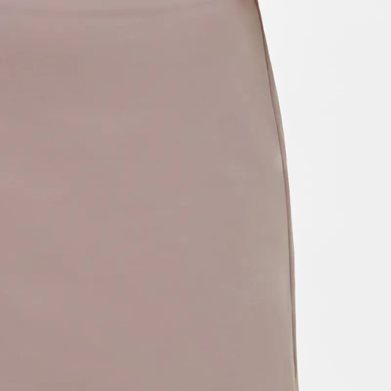 Simple Plain Spandex Casual Skirt Women-4