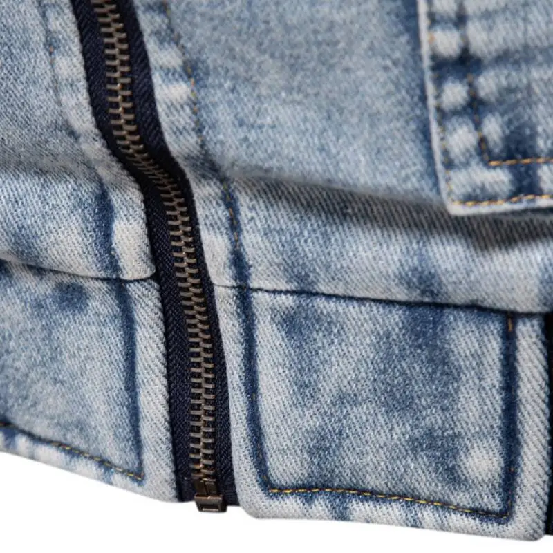 Casual Fashionable Denim Jacket-4