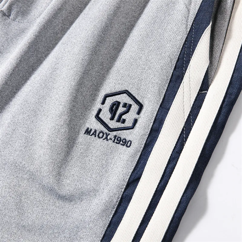 Casual Loose Blended Synthetic Fabrics Sports Shorts-7