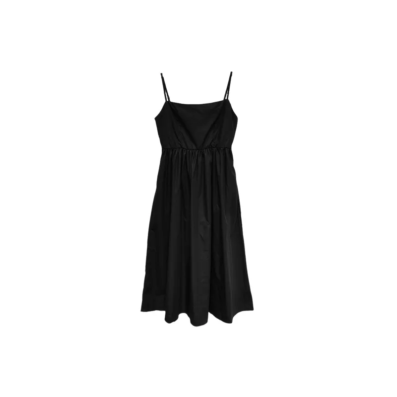 Sexy Plain Polyester Dress Women-3