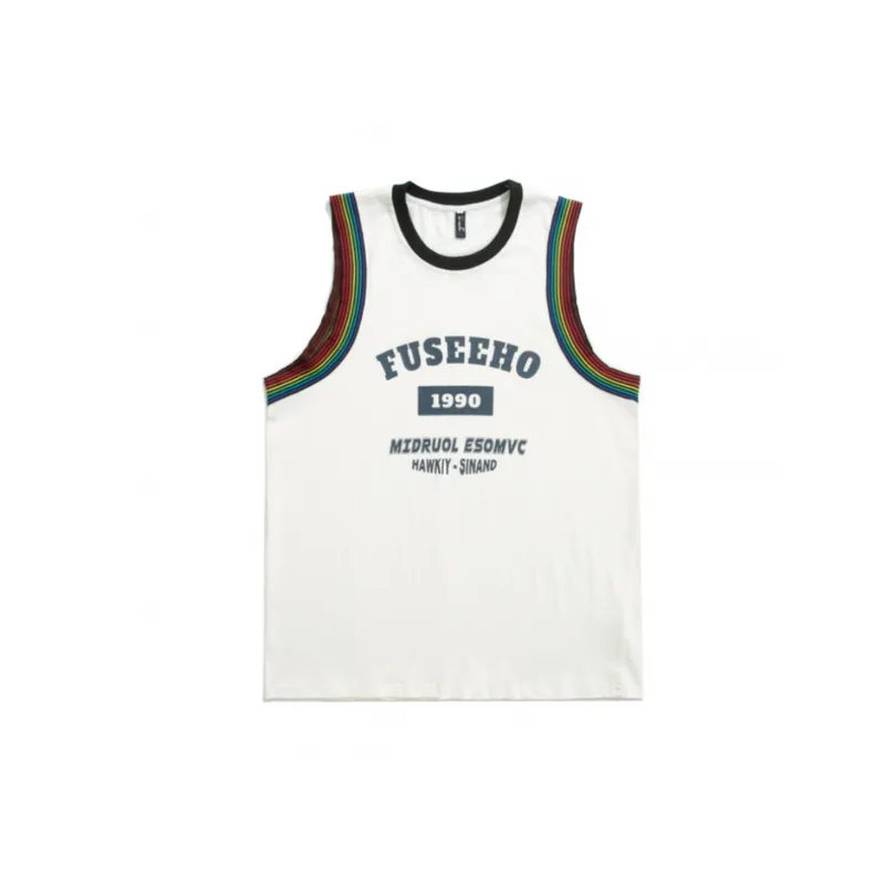 Retro Printed Sleeveless Vest-2
