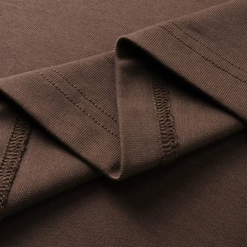 Plain Loose 100% Cotton Vest-7