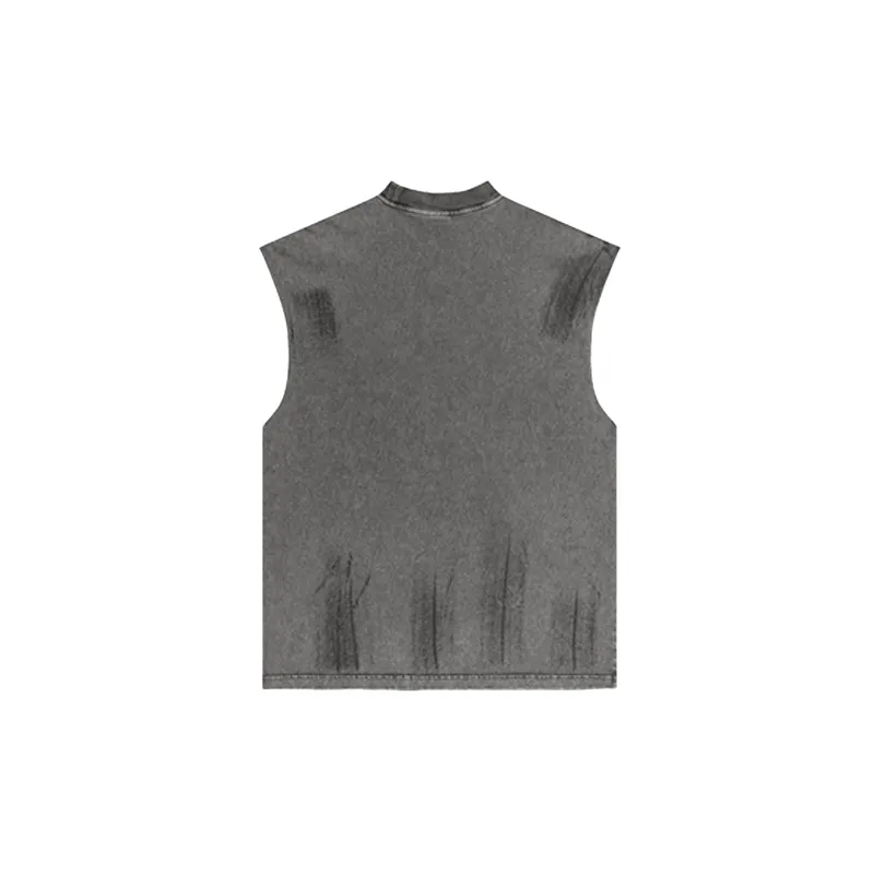 Casual Loose Cotton Vest-7