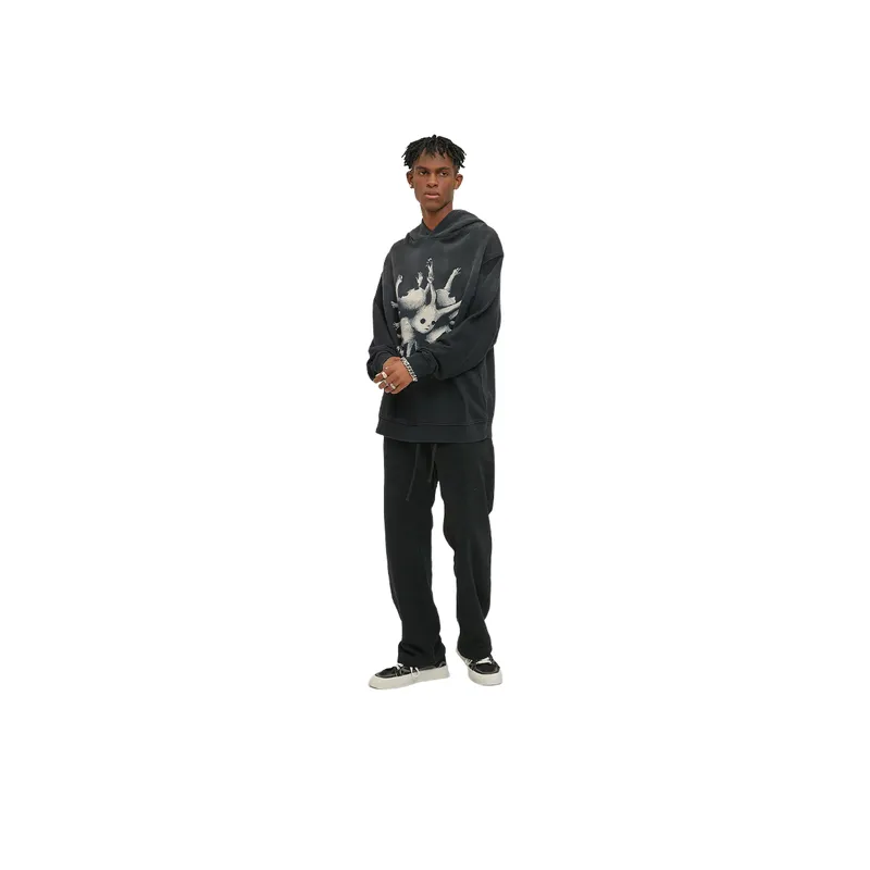 Spray Mule Gradient Wash Digital Print Hoodie-3