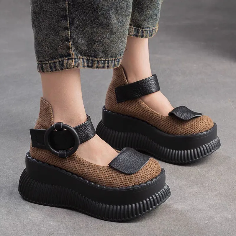 Retro Casual Mary Jane Shoes-6