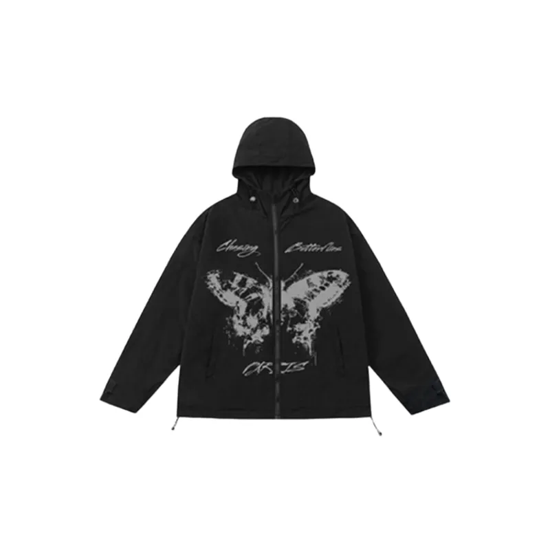 Niche Butterfly Alphabet Design Neutral Jacket-0