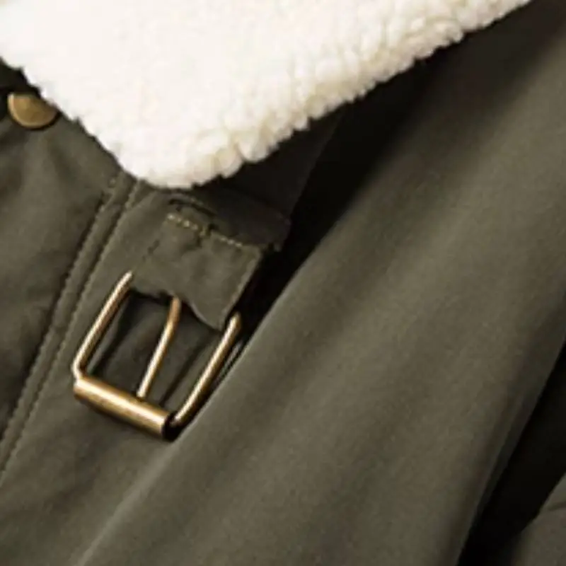 Loose Warming Quilted Jacket-10