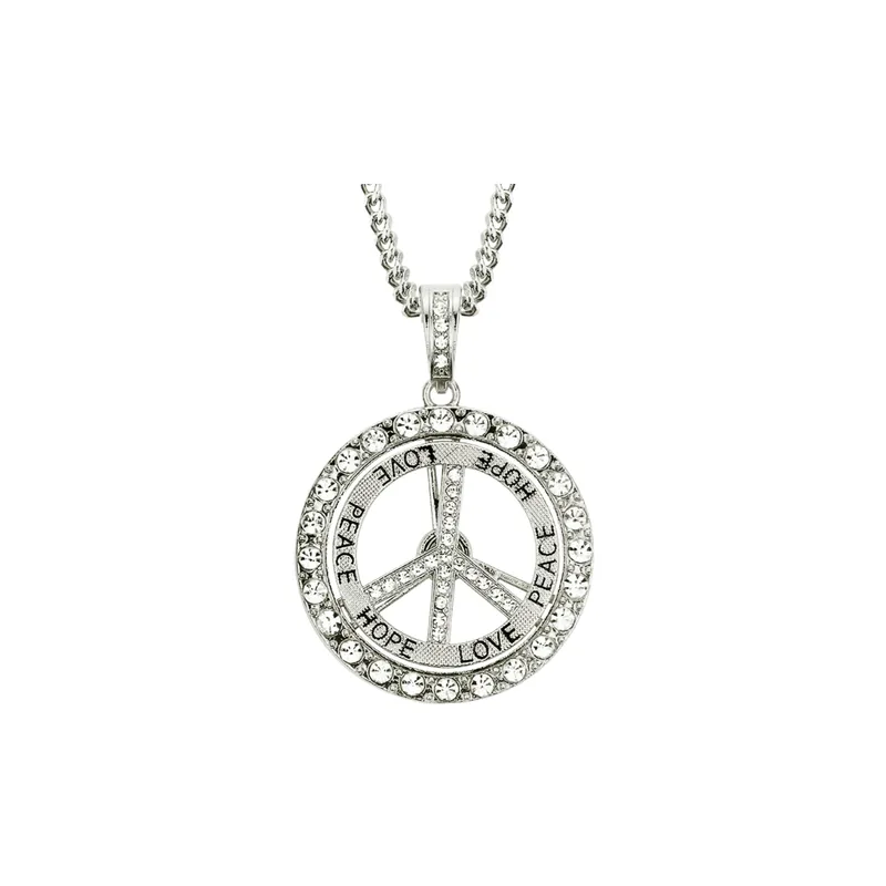 Diamond Letter Necklace-0