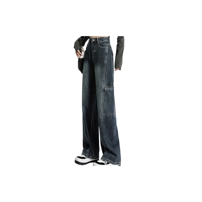 Sporty Loose Jeans-1