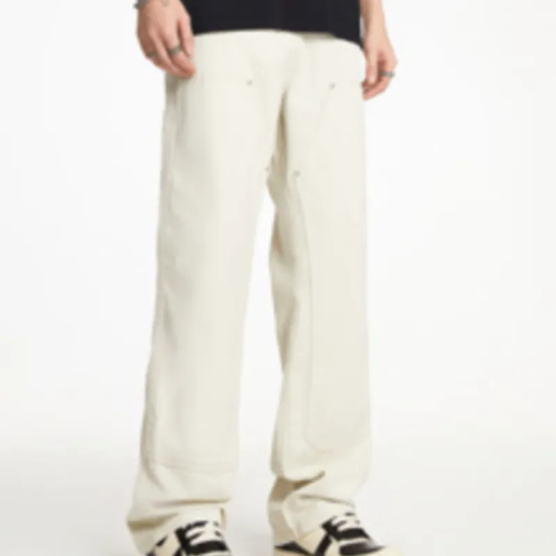 Fashion Loose Cotton Cargo Pants-5