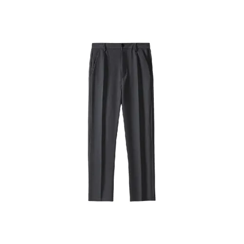 Basics Loose Polyester Casual Pants