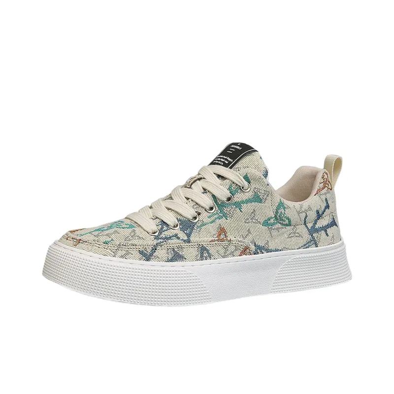 Low Top Soft Soled Lace Up Sneakers
