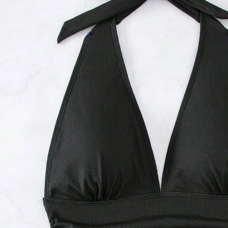 Glamorous Plain Polyester Bodysuit Women-4