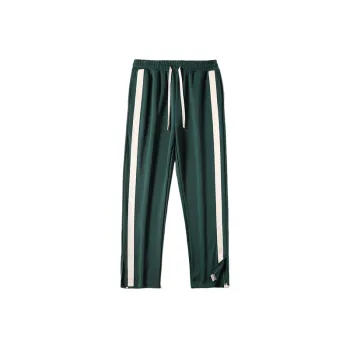 Basics Loose Cotton Like Fabric Casual Pants