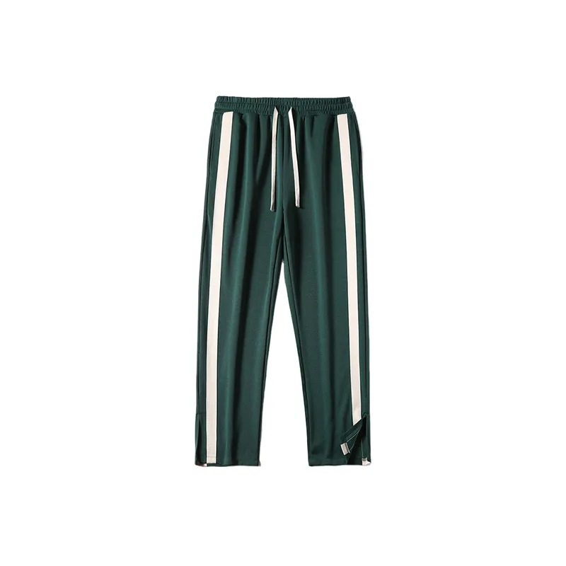 Basics Loose Cotton Like Fabric Casual Pants-8