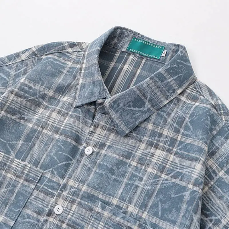 Retro Loose 100% Cotton Shirt Unisex-2