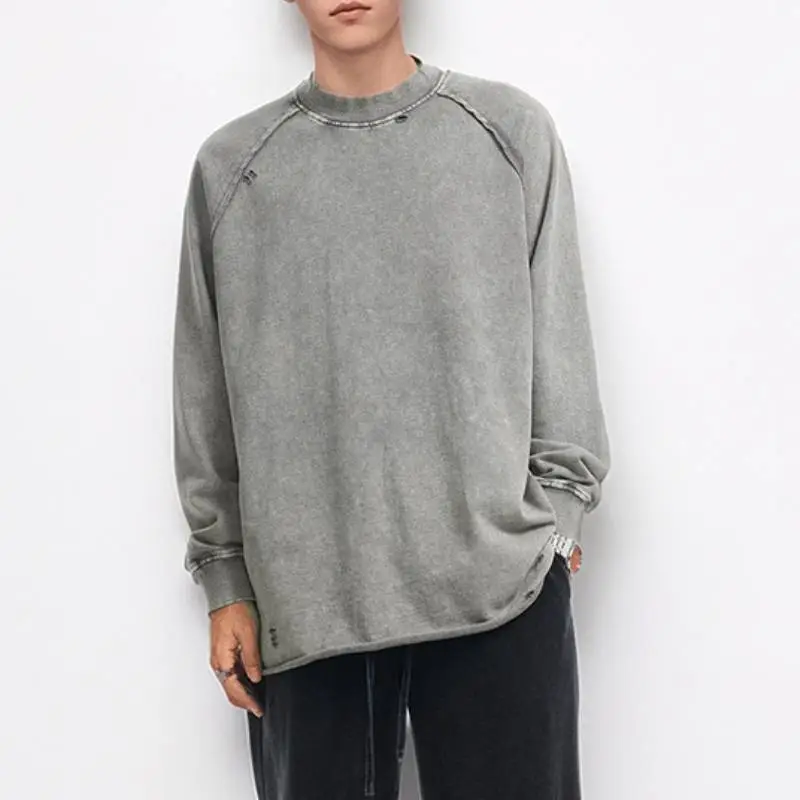Retro Loose 100% Cotton T Shirt-9