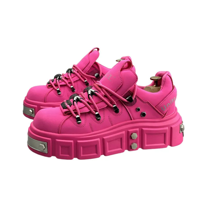 Casual Metal Stylish Skateboarding Shoes-4