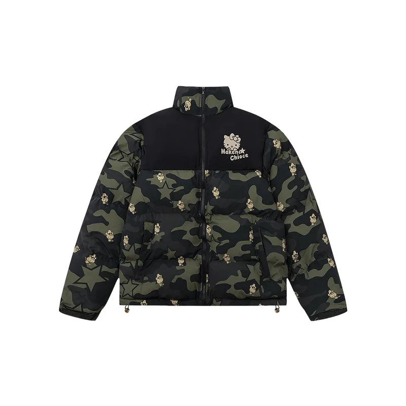 Cartoon Warm Blended Synthetic Fabrics Quilted Jacket-0