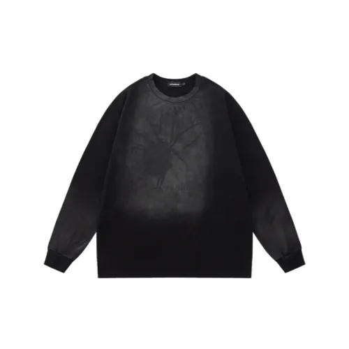 Long Sleeve T shirt Old Dark Spider Crewneck
